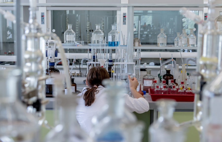 Chemist at a laboratory