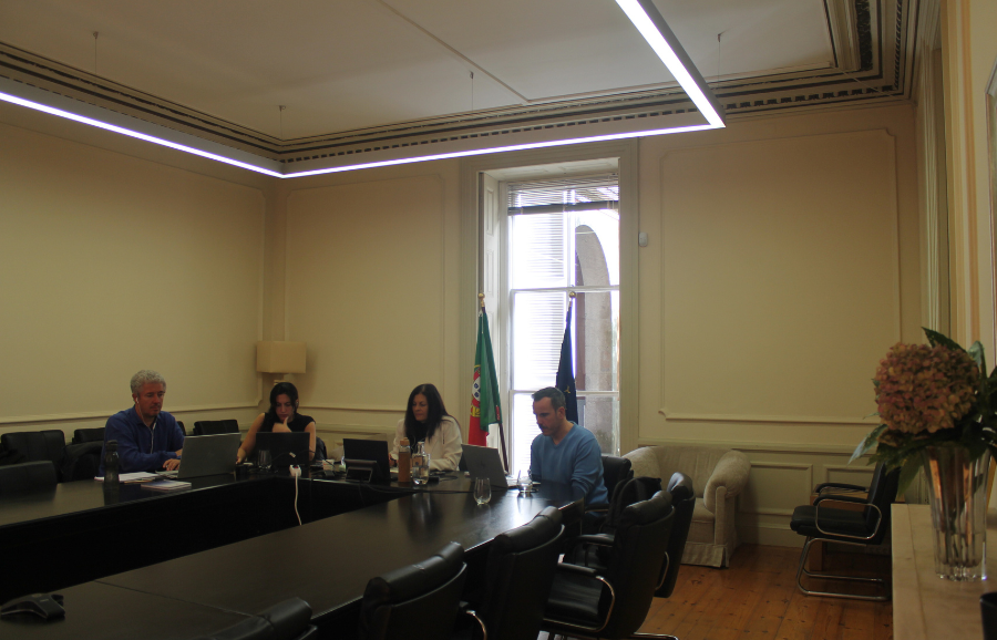 Hybrid format meeting