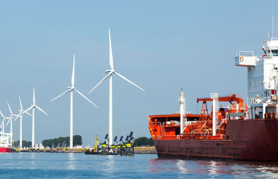 Port landscape