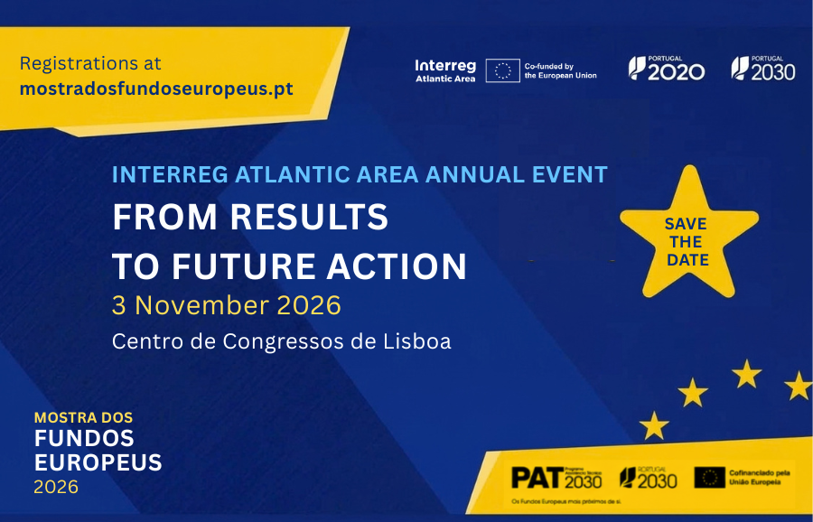 Save the Date: Interreg Atlantic Area Annual Event 2026